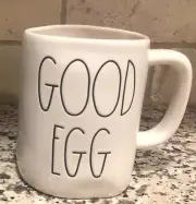 New Rae Dunn Ivory Good Egg Mug Farmhouse Easter
