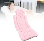 Bathing Treasure Pillow Full Body, Thick Bath Pillow with Strong Suction Cup Bathing sof, bathtubs, for Home spa bathtubs Mattress