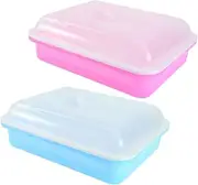 NULYLU 2 Sets Sprouting Tray with Breathable Nursery Plate for Plant Growth Durable Vegetable and Flower Germination Trays for Mung Bean and Peanut Sprouting