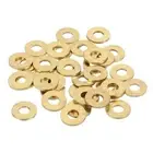 38Pcs Brass Flat Washer, M4 4 x 10 x 1mm Fenders Washers Assortment