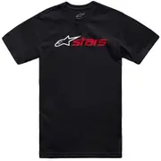 Alpinestars Blaze 2.0 CSF, t-shirt , color: Black/White/Red , size: XL