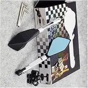 For BM&W R1250GS/RS/RT/R R1200GS/RS/RT/R HP4 HP2 Sport C400X G310R Decoration Rearview Mirrors Motor Motorcycle Mirror Rear Side Mirror(Silver)