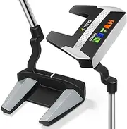 HUAEN Golf putter for Men and Women Right-Handed with Oversized Grip and ball pick
