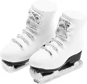 Miniature Roller Skates, Resin Model Ice Skates White | Miniature 1:12 Roller Shoe Scale for Winter Accessories Sports Shoes for Toy Decorations