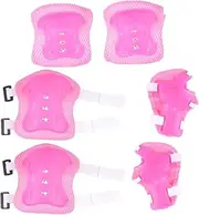 WOONEKY 1 Outdoor Toys Kids playset Out Door Toys Adult Toys Skatings Knee Pads Youth Knee Pad Protective Gear for Children Sports Elbow Pads Roller Skating mat Equipment Wristband