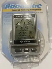 New Excalibur Roadside Digital Compass, Alarm, Date/Time, Thermometer