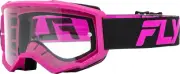 Fly Focus Goggles (OSFA, Black/Pink / Clear Lens)