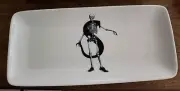 WILLIAM SONOMA Rory Dobner "S" Skeleton Tidbit Tray 13" X 6.5"