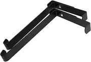 ibasenice 1 Pair Adjustable Flowerpot Hanger Bracket Secure Plant Hanging Hook for Outdoor Balcony Garden Decoration Design with Antitilt Support Easy Installation