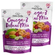 Omega-3 Deluxe Mix – Power Up Omega Deluxe Trail Mix, Heart Healthy, Gluten F...