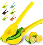 ZestyMax 2 In 1 Lemon Lime Squeezer Hand Juicer Max Extraction Manual Citrus