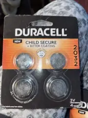 Duracell CR2032 3V Lithium Coin Battery - Pack of 4