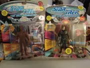 2-Star Trek The Next Generation La Forge As Alien And Locutus Figurine