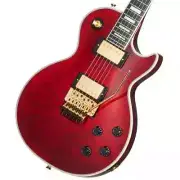 Epiphone Electric Guitar Alex Lifeson Les Paul Custom Axcess Quilt Ruby