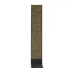 [Valentino Garavani] Valentino Garavani-Black Silk Bandeau Scarf-Uomo OS OS