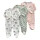 嬰兒純棉可包手包腳長袖連身衣三件組-05a (5.1折)