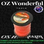 TRIMMER LINE WHIPPER SNIPPER 3.1MM x 200M ROUND CORD BRUSHCUTTER Orange