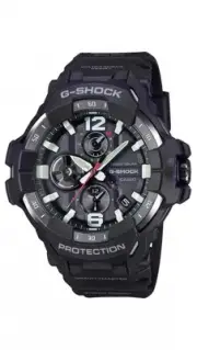 Casio G-Shock Master of G Gravitymaster Tough Solar watch with black strap GR...