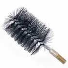2pcs Round Chimney Flue Cleaning Brush Steel Wire Brush Sweep Fireplace
