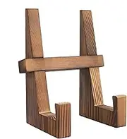 Cookbook Stand | Wooden Cookbook Holder for Kitchen Counter, Cookbook Displays Rustic Decor for Kitchen , Photo for Home Chef or Cooking Enthusiast