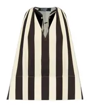 Jacquemus The Norma Striped Top 1,2 Black