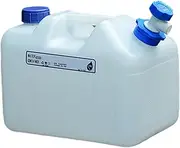 Water Container with Tap, 10L Food Grade Water Carrier, Portable Liquid Storage Tank with Leakproof Lid and Handle for Camping Fishing Car Carrier Dispenser with Tap