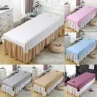 Reusable Beauty Massage Table Cover Spa Salon Bed Couch Sheet W/ Face Hole