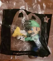 NEW McDonalds Super Mario Brothers Flashlight Luigi Happy Meal Kid Toy #3 SEALED