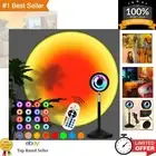 Sunset Lamp, 16 Colors Changing & Fade Mode with USB Port, Multiple Colors Ni...