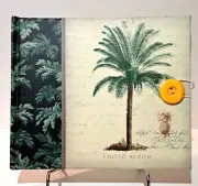 Photo Album Palm Tree booklet - 2005 Giftco Inc Paper Bamboo Border Vacation