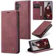 CASEME 013 Series For Samsung Galaxy A35 5G Case Stand ic PU Leather Phone Cover