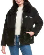 HUDSON Jeans Teddy Fleece Coat
