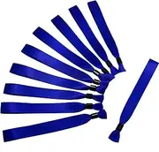 20 Pcs Colorful Event Wristbands with Buckle, Id Wristbands for Celebrations, Suitable for Concerts Activities Parties Contest (Blue)
