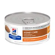 Hill's Prescription Diet K/D Kidney Care Pate With Chicken Wet Cat Food 156g 24x156g