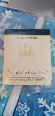 Vintage Max Factor Lipfinity "Paint for Lips" 1985 Unopened Sample