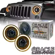 Oracle Lighting Oculus 7" Switchback Projector Headlights Fits Jeep Wrangler JK