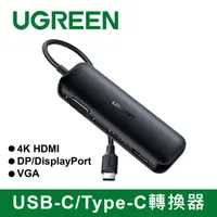 在飛比找PChome24h購物優惠-綠聯 USB-C/Type-C轉4K HDMI+DP/Dis