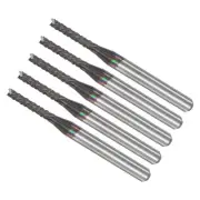 9.5x1.8mm Tungsten Carbide CNC End Mill CNC Router Bits Left Hand 5pcs