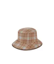 reversible GG canvas bucket hat L Brown