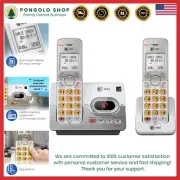 2-Handset Cordless Phone System with Caller ID Call Waiting DECT 6.0