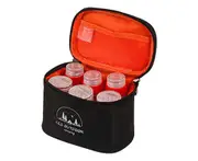 Camping Spice Containers Portable Plastic Multifunction Empty Spice Containers Set with Storage Bag