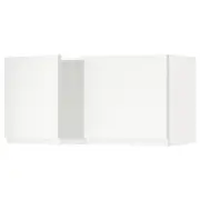METOD wall cabinet with 2 doors, white/Voxtorp matt white, 80x37x40 cm