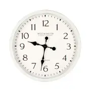Maine & Crawford Kael 40.5cm Plastic Analogue Wall Clock Decor Antique White