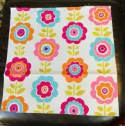 SANDERSON CURTAIN FABRIC SAMPLE OOPSIE DAISY 17.5” square—NEW—UNUSED