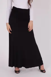 Long Folded Band Skirt--LAY-SVSK25