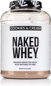 Whey Cookies and Cream Protein Powder - Grass Fed Whey Protein Powder, Non-GMO