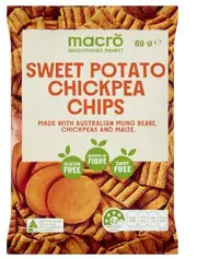 2 x Macro Sweet Potato Chickpea Chips 69g