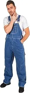 [FASHIO FF] Men's Bib Overalls Relaxed Fit Dungaree For Men Work with Adjustable Straps and Convenient Tool Pockets