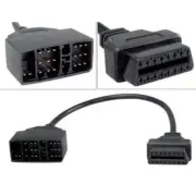 Fr Toyota 22Pin to 16Pin Female OBD2 Adapter Cable Car Diagnostic Connector -1 S