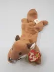 Retired 1996 Ty Beanie Baby SLY the Fox PVC Tag Errors Rare Style 4115 Plush Toy